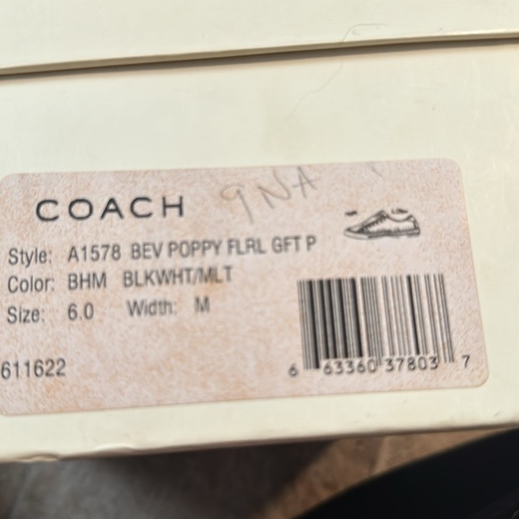 Coach Floral Poppy Sneakers - Picture 8 of 8